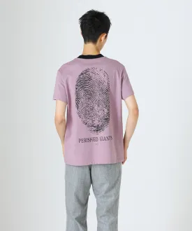 【60%OFF】T-shirt (Fingerprint)  -  ROSE GRAY