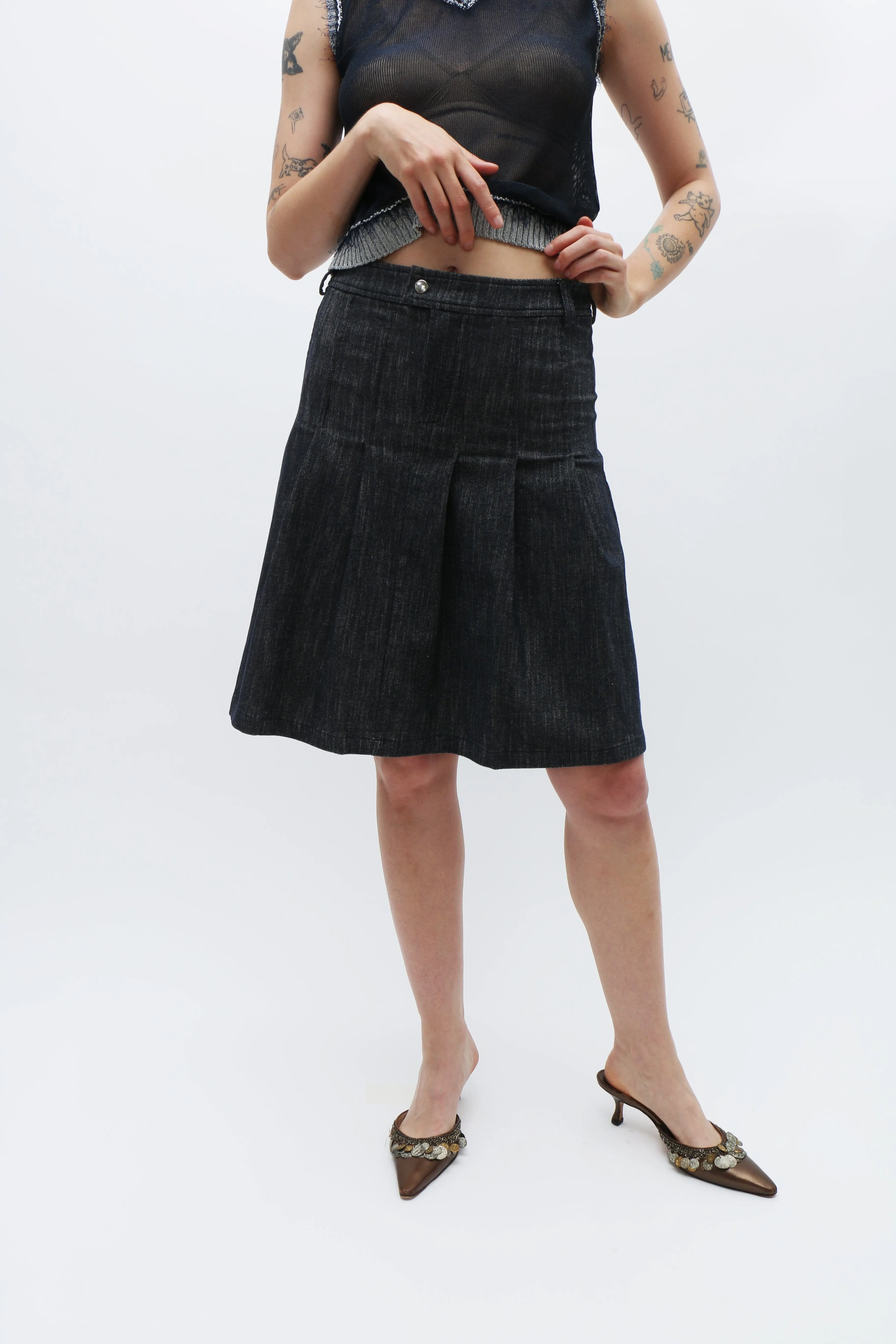 Denim Lai Skirt