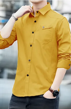 Italian Style Premium RFD Mustard Shirt by Italian Vega®