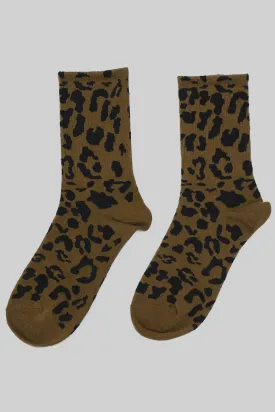 Leopard Print Socks