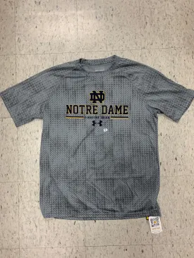 Notre Dame Fighting Irish Adult Under Armour Loose Gray Shirt