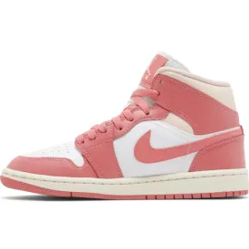 Wmns Air Jordan 1 Mid 'Strawberries and Cream'