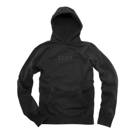 ZERO ARMY EMBROIDERED PULLOVER - BLACK